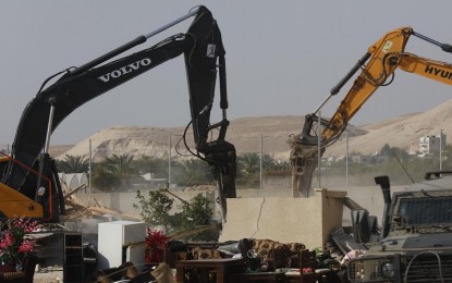 الاحتلال يهدم منزلين في مرج غزال شمال أريحا