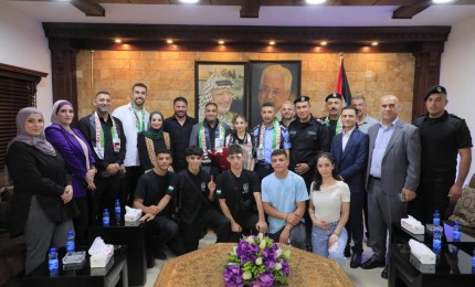 أريحا: استقبال بعثة المنتخب الفلسطيني "للمواي تاي" الفائزة في الألعاب الآسيوية للشباب